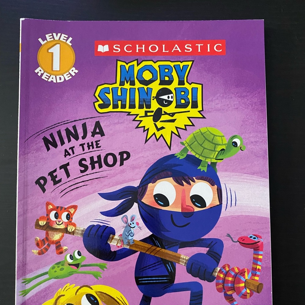 3-book collection,Moby Shinobi, Level 1 children’s reading books